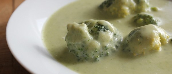 Cream of Broccoli and Spinach Soup