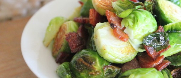 Roasted Bacon & Brussel Sprouts