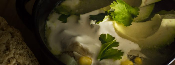 Colombian Chicken and Potato Soup with Corn